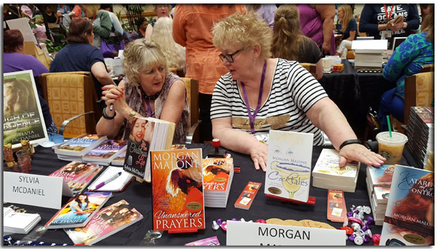 Morgan with other authors at RAGT16 Cincinnati